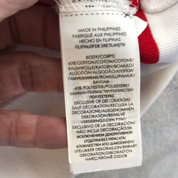 Polo Ralph Lauren Mens Sailor Bear Sweatshirt Small Striped Long-Sleeve Crewneck - Picture 9 of 13